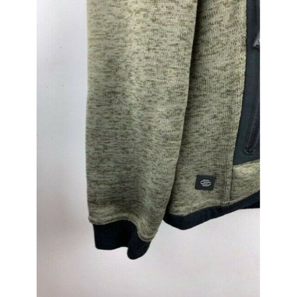 Stormtech Mens Fleece Sweater Hoodie Gray Full Zip NWT - Picture 2 of 6